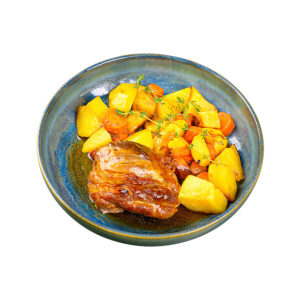 Свински джолан с печени картофки