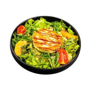 Свежа салата с козе сирене